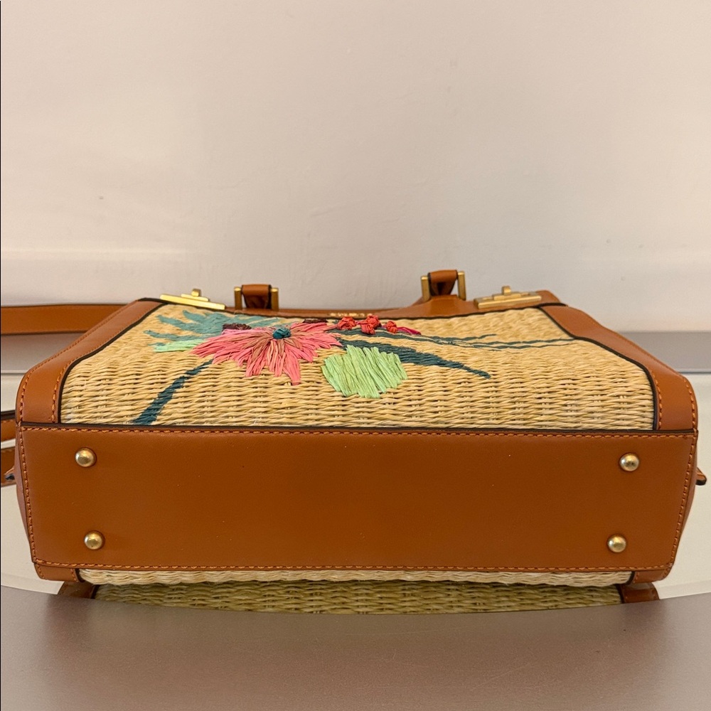 GUESS Katey Luxury Embroidered Medium Satchel Crossbody - Picture 8 of 16